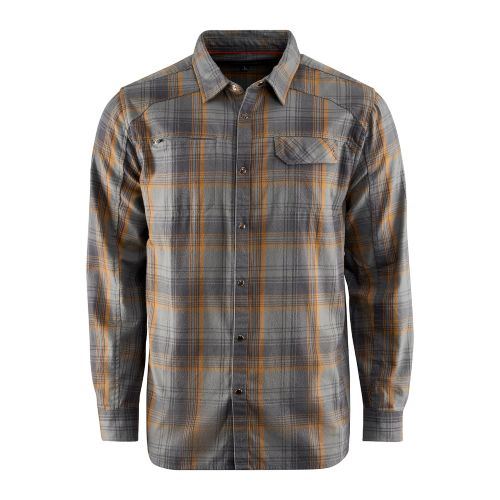 Košile Grundéns Flannel Shirt Smoke Plaid S