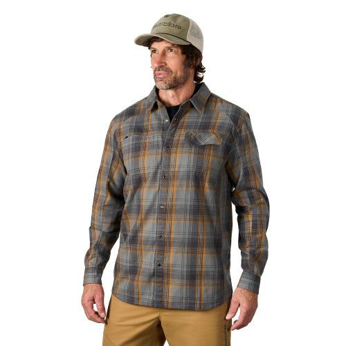 Košile Grundéns Flannel Shirt Smoke Plaid S