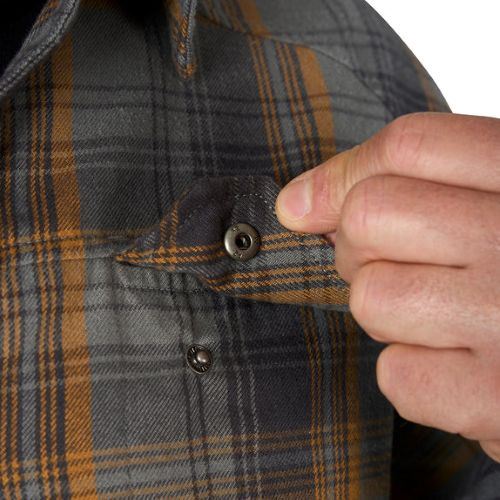 Košile Grundéns Flannel Shirt Smoke Plaid L