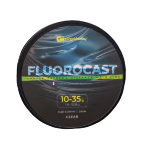 Ujímaný vlasec RidgeMonkey FluoroCast Tapered Extreme Distance Mainline 10-35lb 0.28-0.57mm 300m 