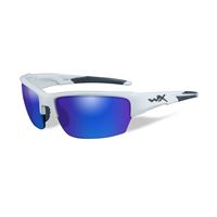 WILEY X SAINT Polarized Blue Mirror Green /Gloss White