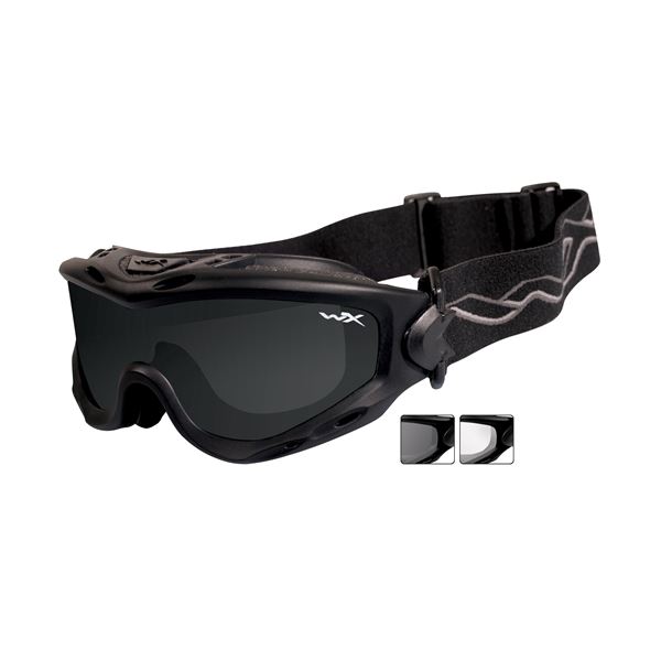 Taktické Brýle Wiley X Spear Smoke Grey - Clear/Matte Black