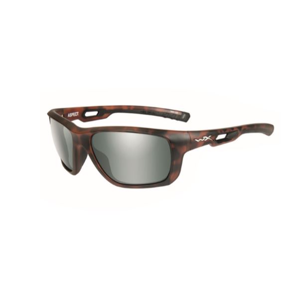 Sluneční Brýle Wiley X Aspect Polarized Platinum Flash Smoke Green/Matte Demi