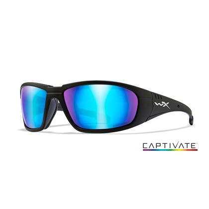 Sluneční Brýle Wiley X Boss Captivate Blue Mirror/ Matte Black Frame