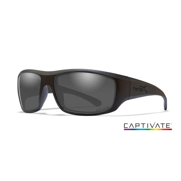 Sluneční Brýle Wiley X Omega Captivate Polarized - Smoke Grey/Black Ops - Matte Black