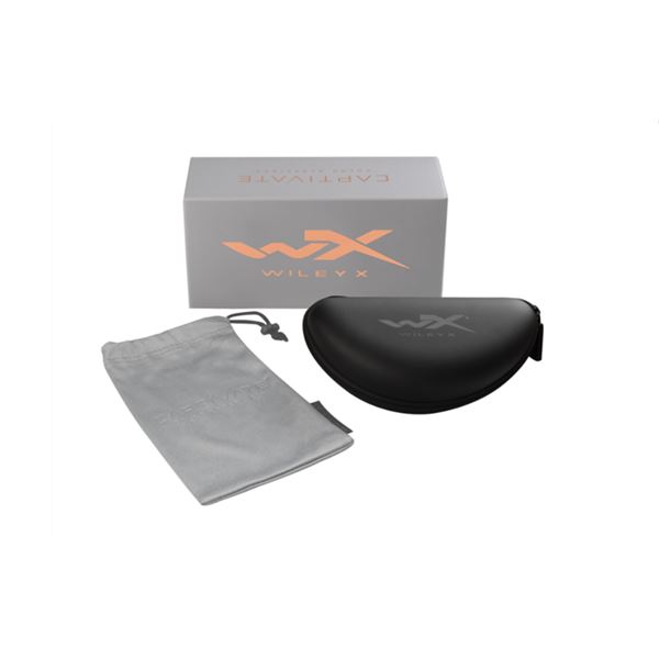 WILEY X OMEGA Captivate Polarized - Smoke Grey/Black Ops - Matte Black