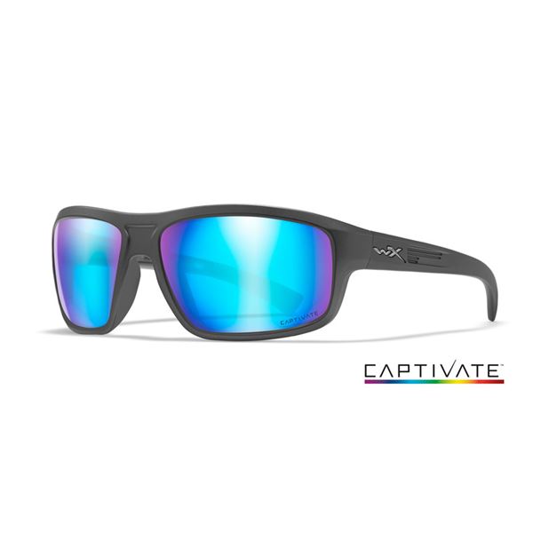 Sluneční Brýle Wiley X Contend Captivate Polarized - Blue Mirror - Smoke Grey/Matte Graphite
