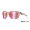 WILEY X WEEKENDER Captivate Pol - Rose Gold Mirror - Smoke Green/Crystal Blush