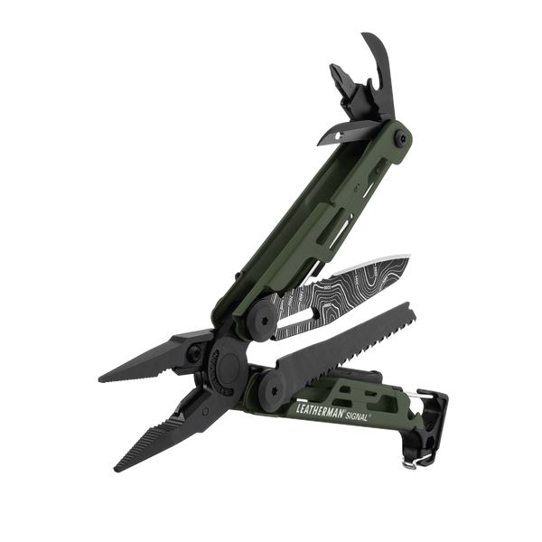 Multitool Leatherman Signal Green Topo