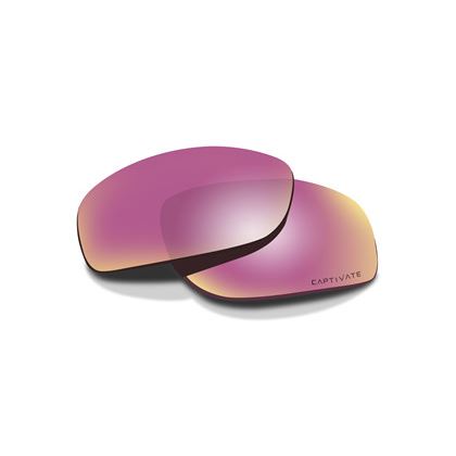 Wiley X Affinity  Captivate Polarized - Rose Gold Mirror - Smoke Green Lenses