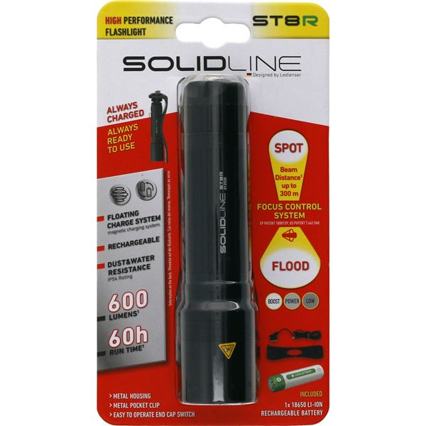 Solidline St8R Black, Blister