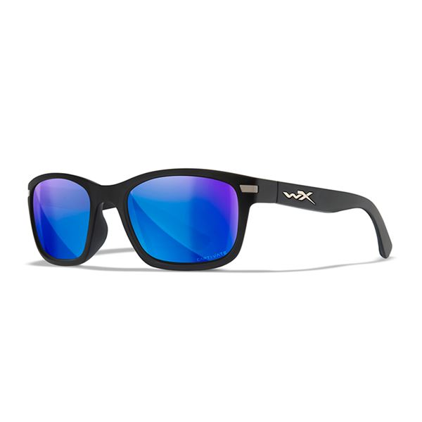 Sluneční Brýle Wiley X Helix Captivate Polarized - Blue Mirror - Smoke Grey/Matte Black