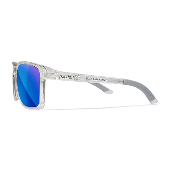 Sluneční Brýle  Wiley X Alfa Captivate Polarized - Blue Mirror - Smoke Grey/Gloss Clear Crystal