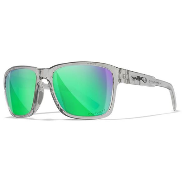 Sluneční Brýle Wiley X Trek Captivate Polarized - Green Mirror - Amber/Gloss Crystal Light Grey