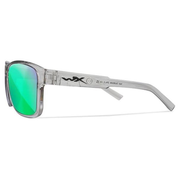 Sluneční Brýle Wiley X Trek Captivate Polarized - Green Mirror - Amber/Gloss Crystal Light Grey