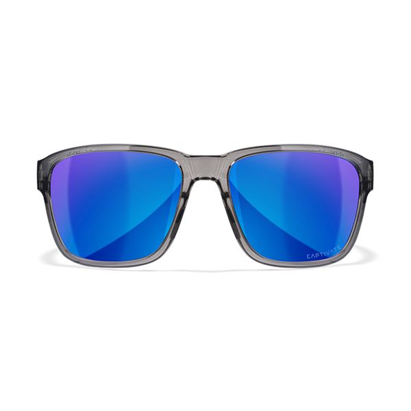 Sluneční Brýle Wiley X Trek Captivate Polarized - Blue Mirror - Smoke Grey/Gloss Crystal Dark Grey