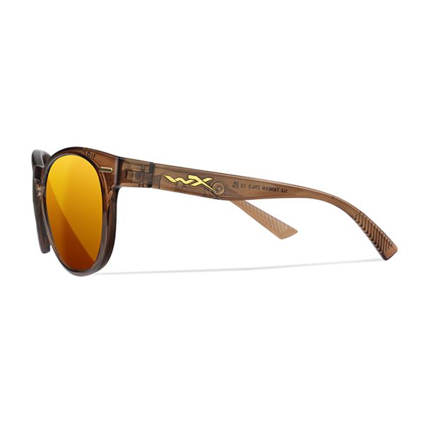 WILEY X COVERT Captivate Polarized - Bronze Mirror - Copper/Crystal Rootbeer