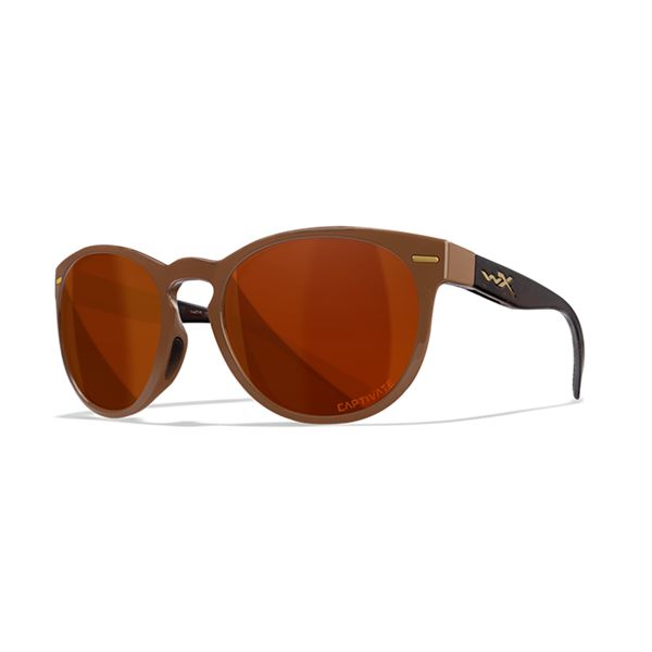 Sluneční Brýle Wiley X Covert Captivate Polarized - Copper/Gloss Coffee / Crystal Brown