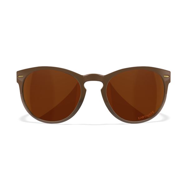 Sluneční Brýle Wiley X Covert Captivate Polarized - Copper/Gloss Coffee / Crystal Brown