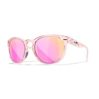 WILEY X COVERT Captivate Pol - Rose Gold Mirror - Smoke Green/Gloss Crystal Blush