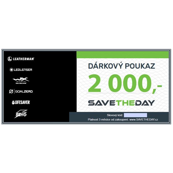 Dárkový poukaz 2000 Kč