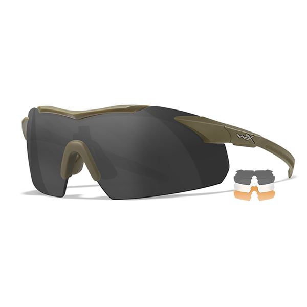 WILEY X VAPOR COMM 2,5MM Grey + Clear + Light Rust / Matte Tan
