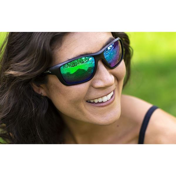 Sluneční Brýle Wiley X Aspect Captivate Polarized Green Mirror /Matte Black