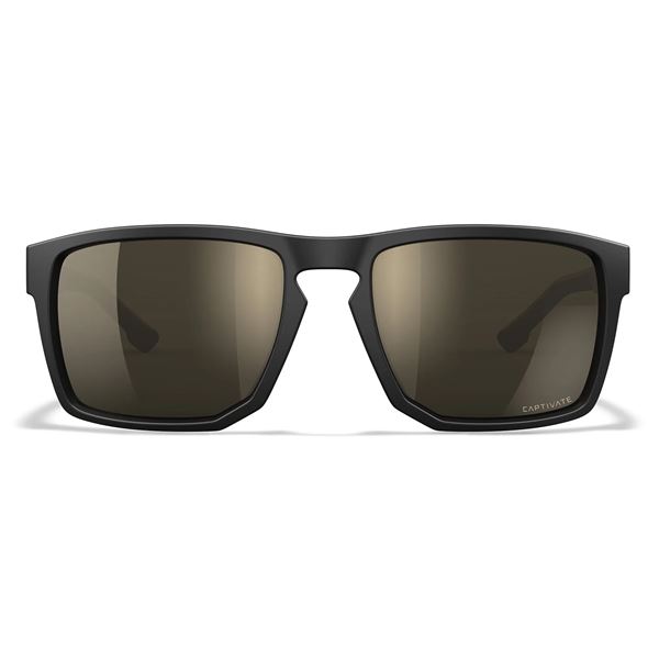 Sluneční brýle Wiley X Founder Captivate Tungsten Mirror - Matte Black/Tan
