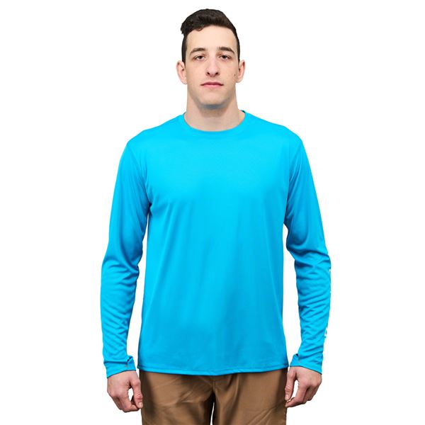 Funkční UV triko Grundéns Tough Sun Crew Azure S