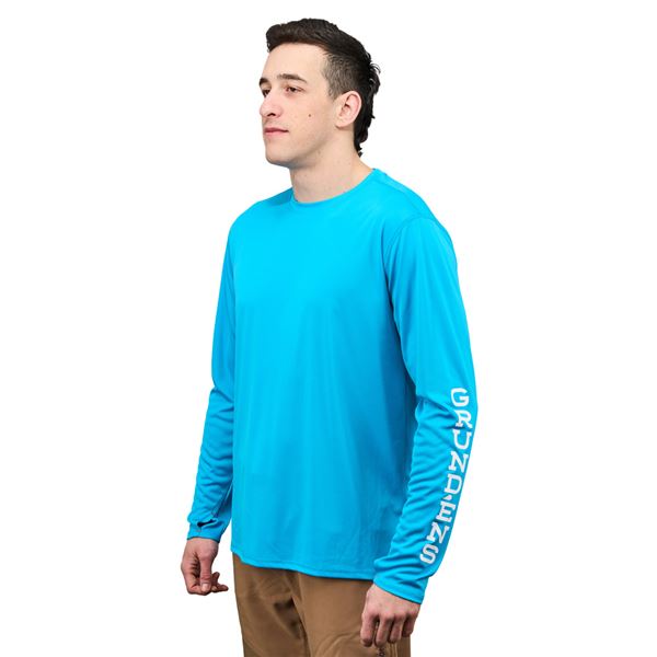 Funkční UV triko Grundéns Tough Sun Crew Azure S