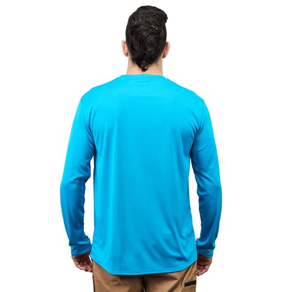 Funkční UV triko Grundéns Tough Sun Crew Azure S