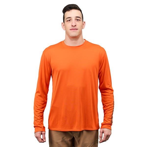 Funkční UV triko Grundéns Tough Sun Crew Red Orange S