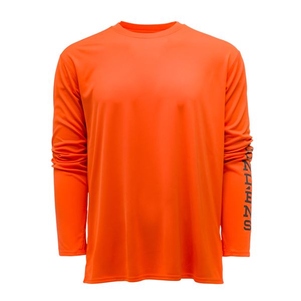 Funkční UV triko Grundéns Tough Sun Crew Red Orange XXL