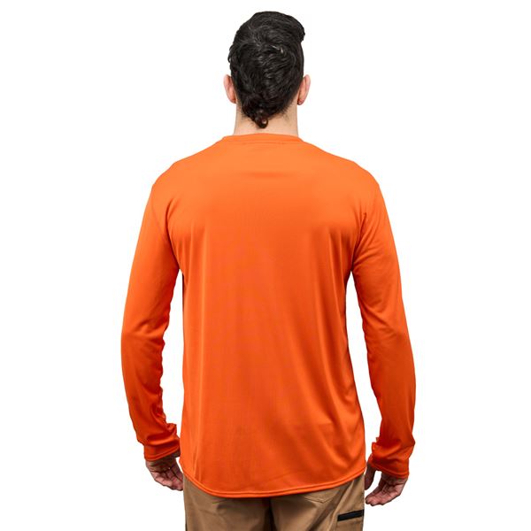 Funkční UV triko Grundéns Tough Sun Crew Red Orange XXL