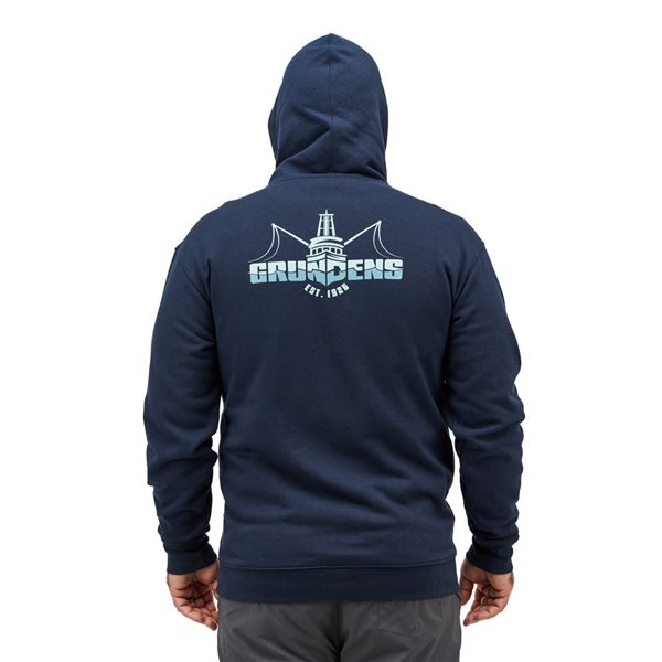 Mikina Grundéns Logo Boat Dark Navy S