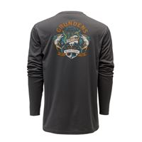 Triko Grundéns Tuna Tattoo LS Tech Tee - Anchor vel. S