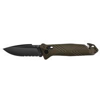 Zavírací nůž TB Outdoor CAC Army PA6 CH, Kombinované ostří, Vývrtka – Army green