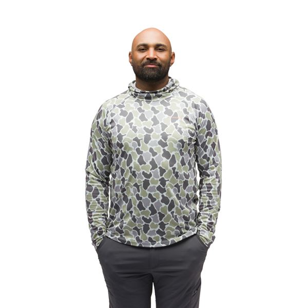 Mikina Grundéns Solstrale - Tea Duck Camo vel. S