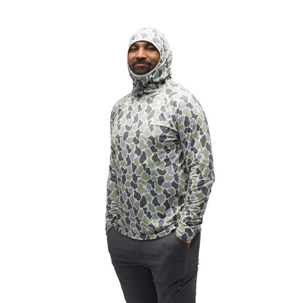 Mikina Grundéns Solstrale - Tea Duck Camo vel. S