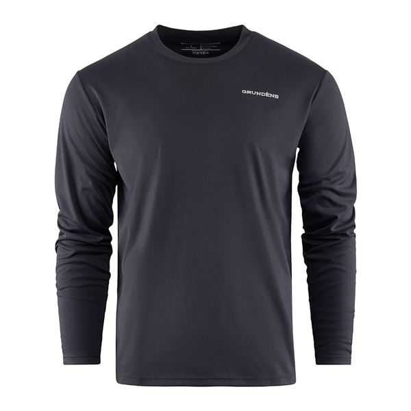 Funkční UV triko Grundéns Bait Ball LS Black M