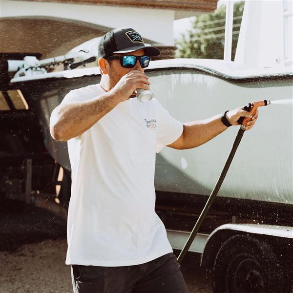 Triko Dark Seas X Grundéns Portsmith SS Natural XXL