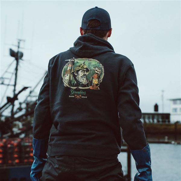 Mikina Grundéns Dark Seas X Grundéns Watchman Black 3XL