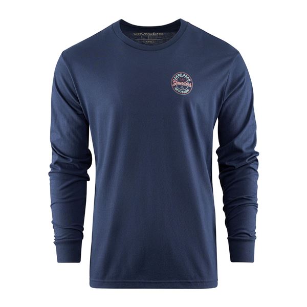 Triko Dark Seas X Grundéns Instinctive LS Dark Navy 3XL