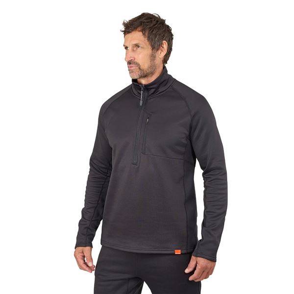 Termo mikina Grundéns Grundies 1/2 Zip Black XXL