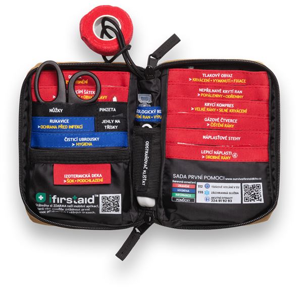 Survival First Aid Kit Hiking (CZ)