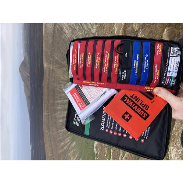 Survival First Aid Kit Slimline - Blk (CZ)