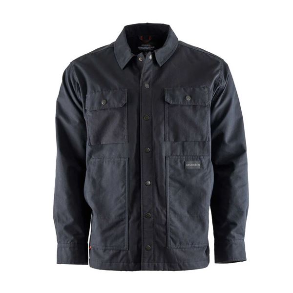 Košile Grundéns Jetty Shacket Antique Black XXL