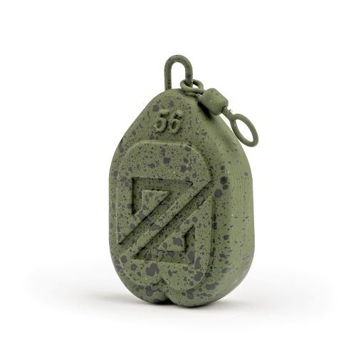 Ekologická rybářská zátěž RidgeMonkey Zead Flat Pear 113g Camo Brown