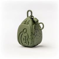 Ekologická rybářská Zátěž RidgeMonkey Zead Square Pear 57g Camo Brown
