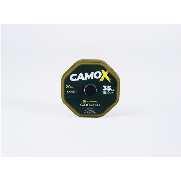Connexion CamoX Stiff Coated Hooklink 35lb 20m